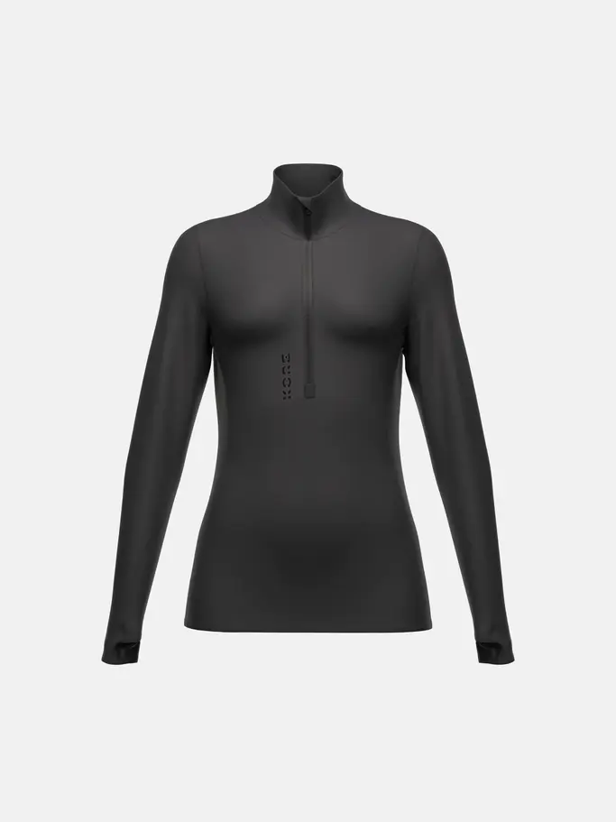 Out of Stock,New, view full size image of Front view of Product detail - KORE Midlayer HZ Women black