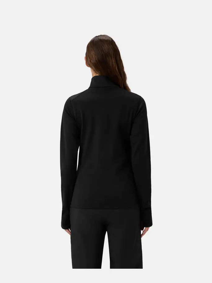 New, Ansicht Großes Bild der Vorderseite Product detail - KORE Midlayer HZ Women black