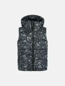 Display front view 1 of Product detail - REBELS STAR PHASE Vest Women rebels print w/white