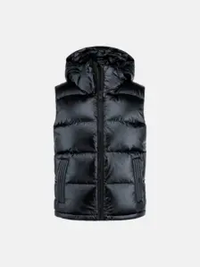 Display front view 1 of Product detail - REBELS STAR PHASE Vest Women metallic/black