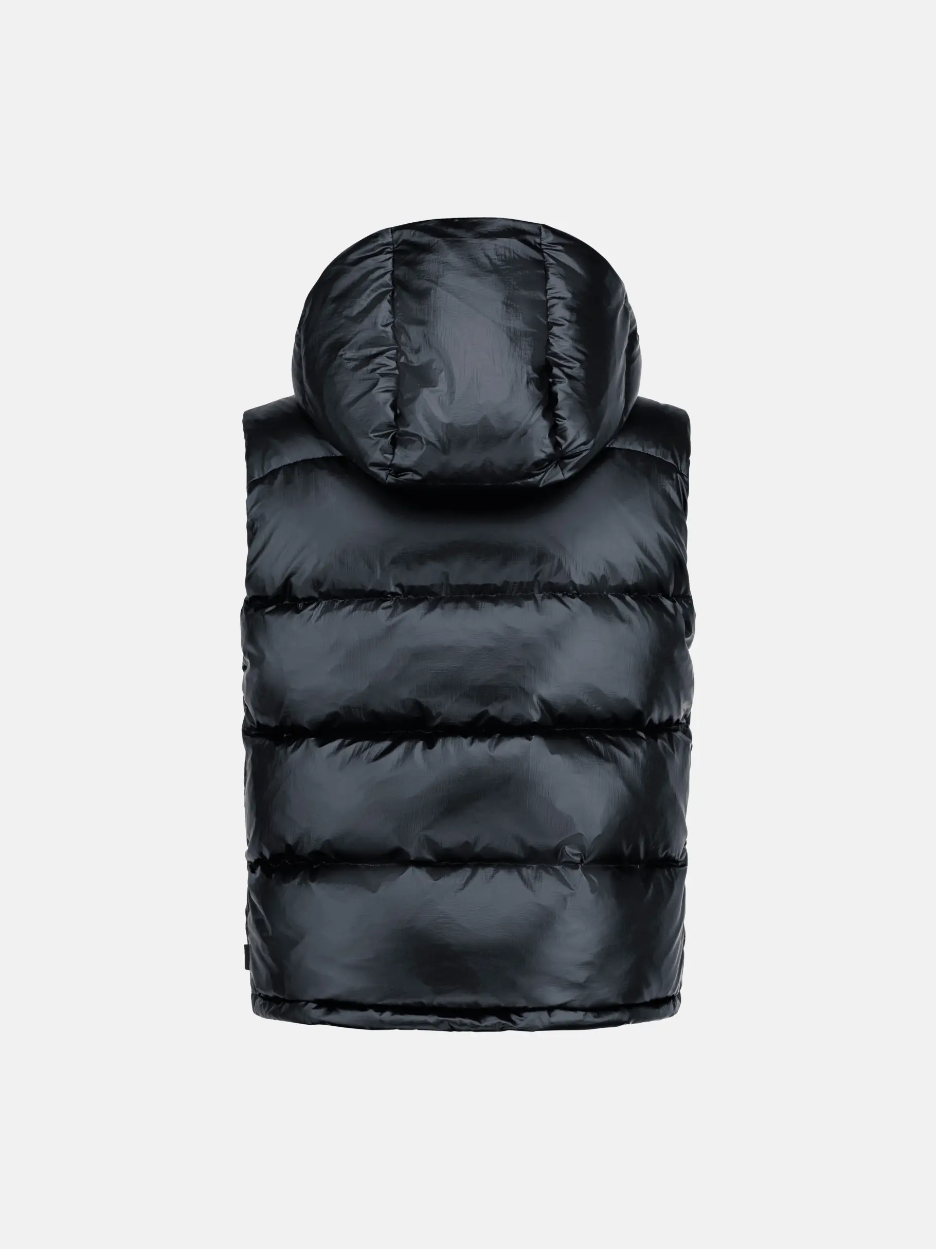 Out of Stock, view full size image of Front view of Product detail - REBELS STAR PHASE Vest Women metallic/black