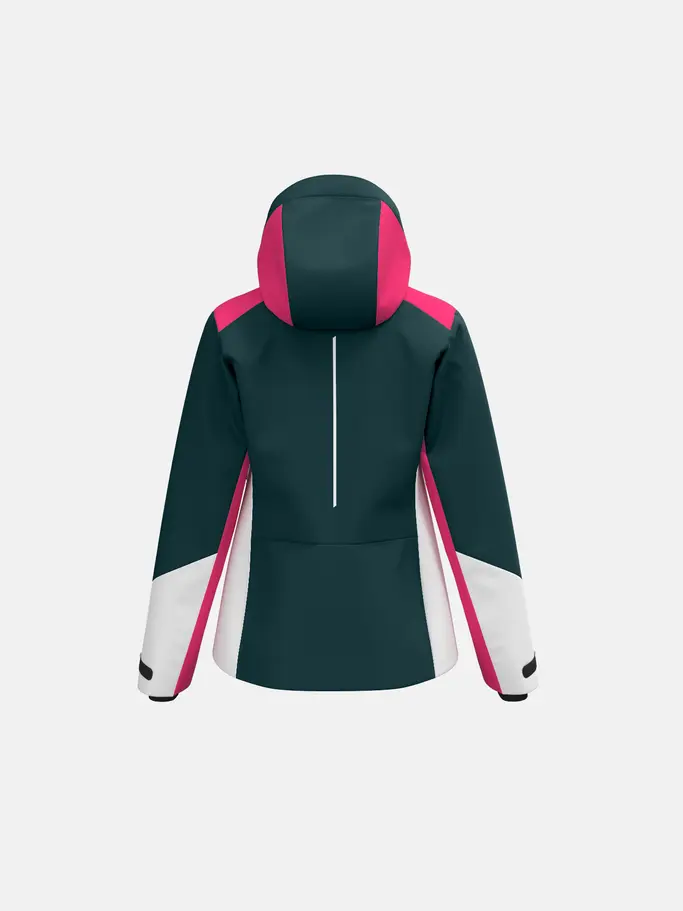 Sale, view full size image of Front view of Product detail - JOY Jacket Women dark teal