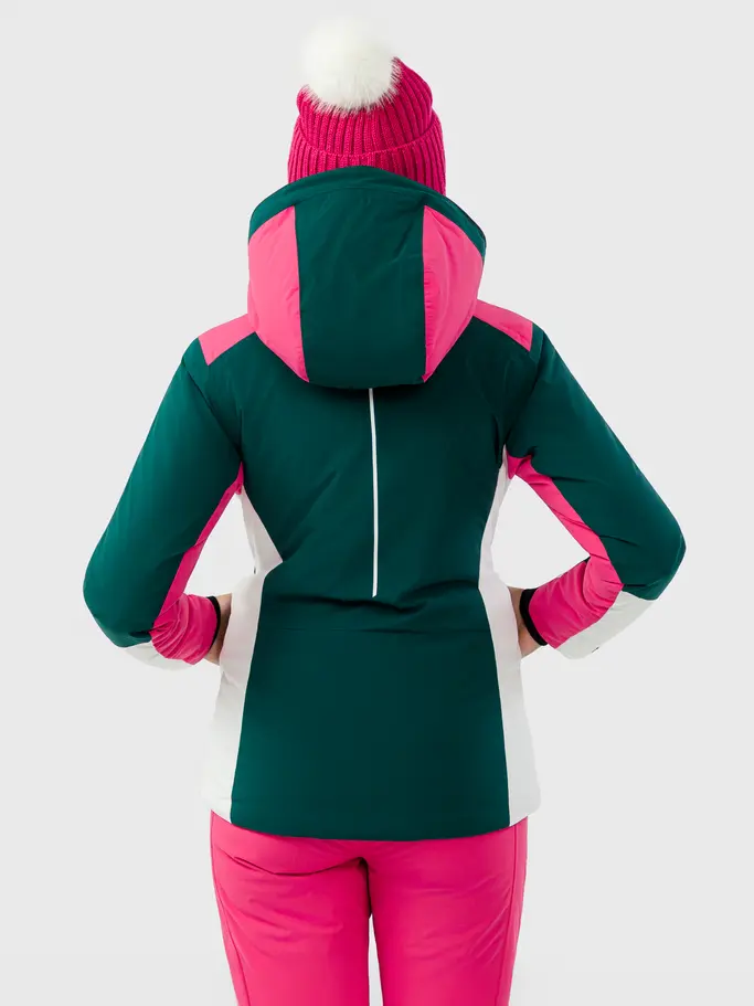 Sale, view full size image of Front view of Product detail - JOY Jacket Women dark teal
