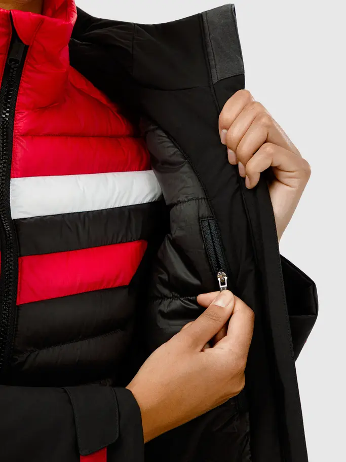 Sale, view full size image of Front view of Product detail - EASY JOY Jacket Women black