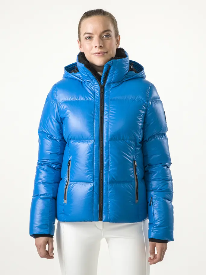 Sale, voir image en taille réelle de la vue frontale de Product detail - ASHLEY Jacket Women metallic/ocean