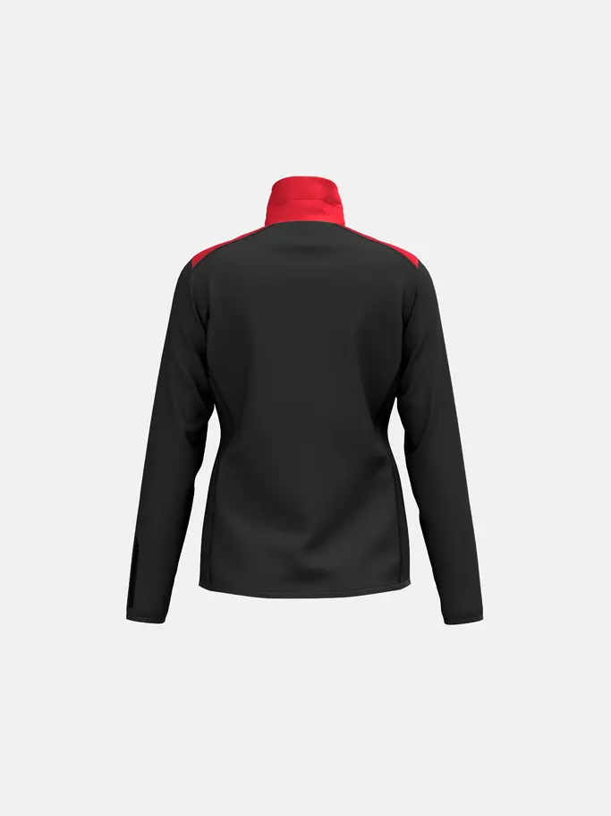 Sale, view full size image of Front view of Product detail - CARINA FZ Midlayer Women black