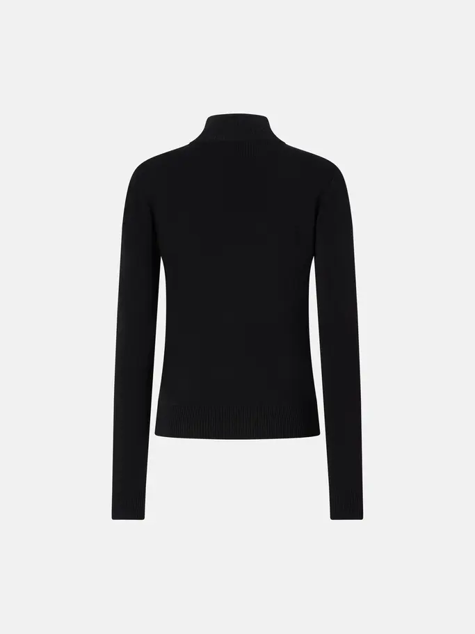 New, Ansicht Großes Bild der Vorderseite Product detail - IVY FZ Pullover Women black/red