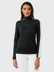 Display front view 1 of Product detail - ASTER Midlayer Women black/white