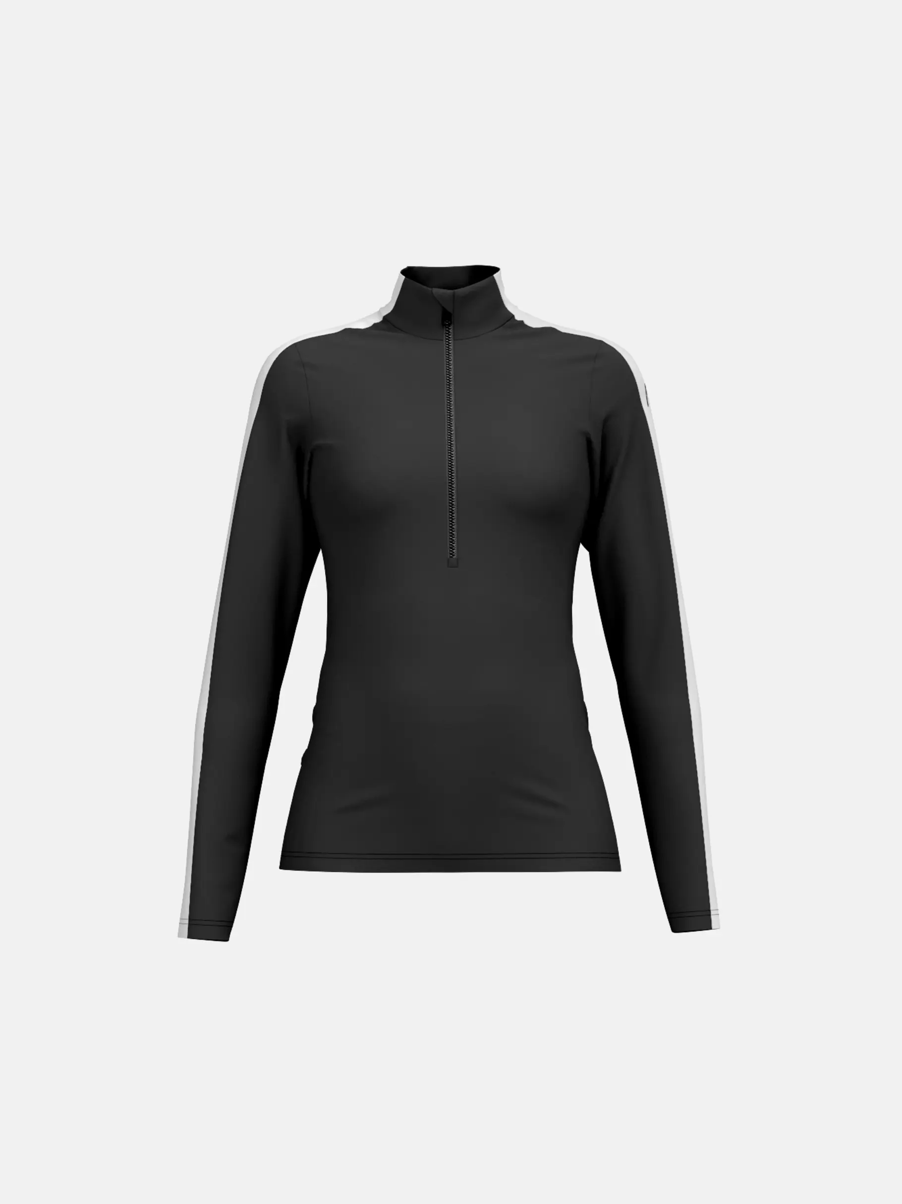 Sale, weergave van volledige grootte van vooraanzicht van Product detail - ASTER Midlayer Women black/white