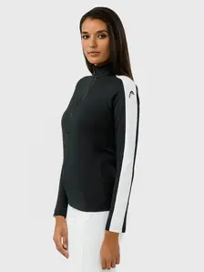 Display front view 7 of Product detail - ASTER Midlayer Women black/white