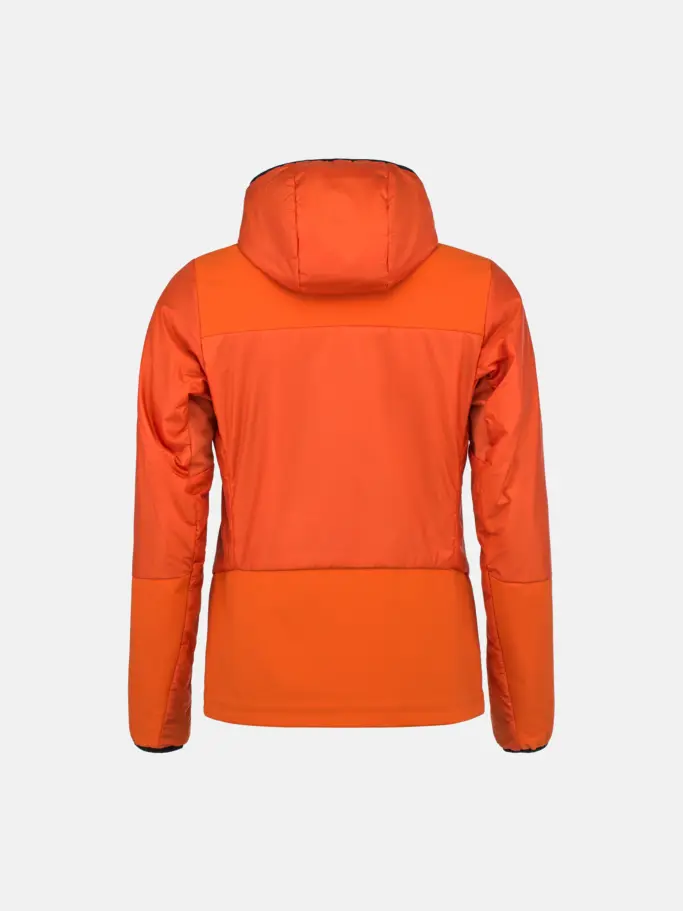 , view full size image of Front view of Product detail - KORE Hybrid Jacket Women fluo orange