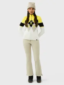 Display front view 1 of Product detail - COCO Pullover Women luminous yellow/white