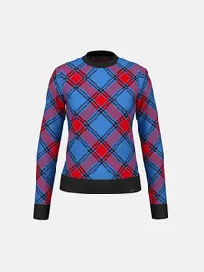 Display front view 1 of Product detail - CARLA Pullover Women frenchblue/red