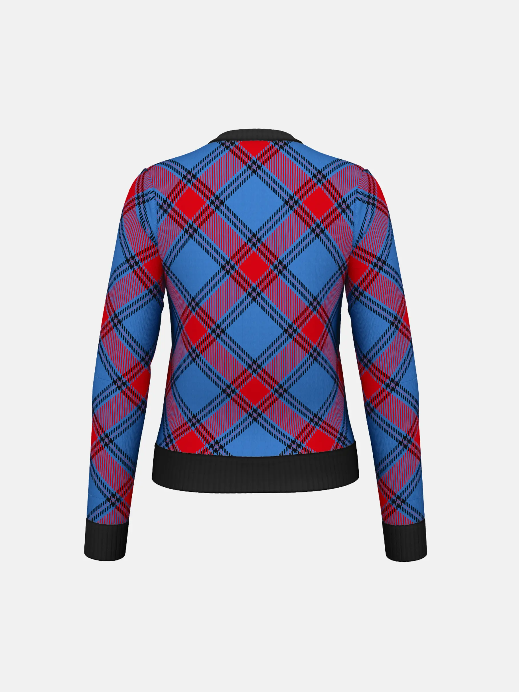 Sale, Ansicht Großes Bild der Vorderseite Product detail - CARLA Pullover Women frenchblue/red