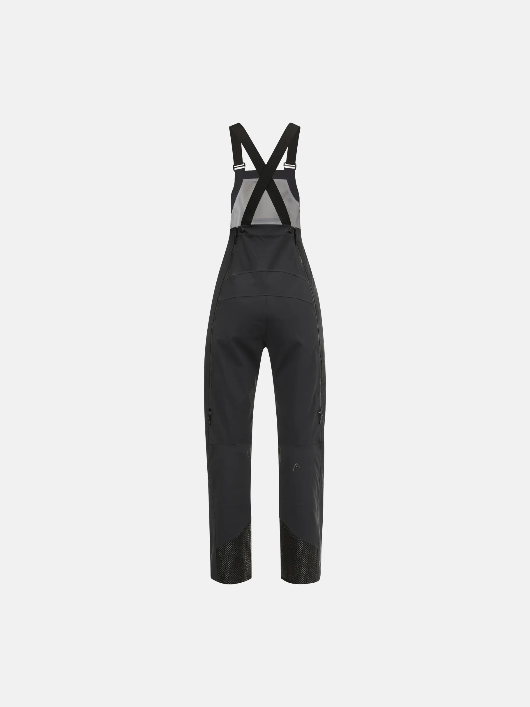 , view full size image of Front view of Product detail - KORE Bib Pants Women black