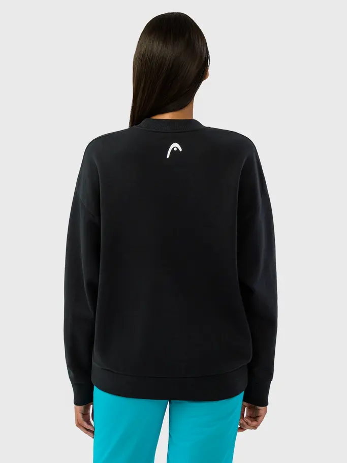 , view full size image of Front view of Product detail - JOY Crewneck Women black