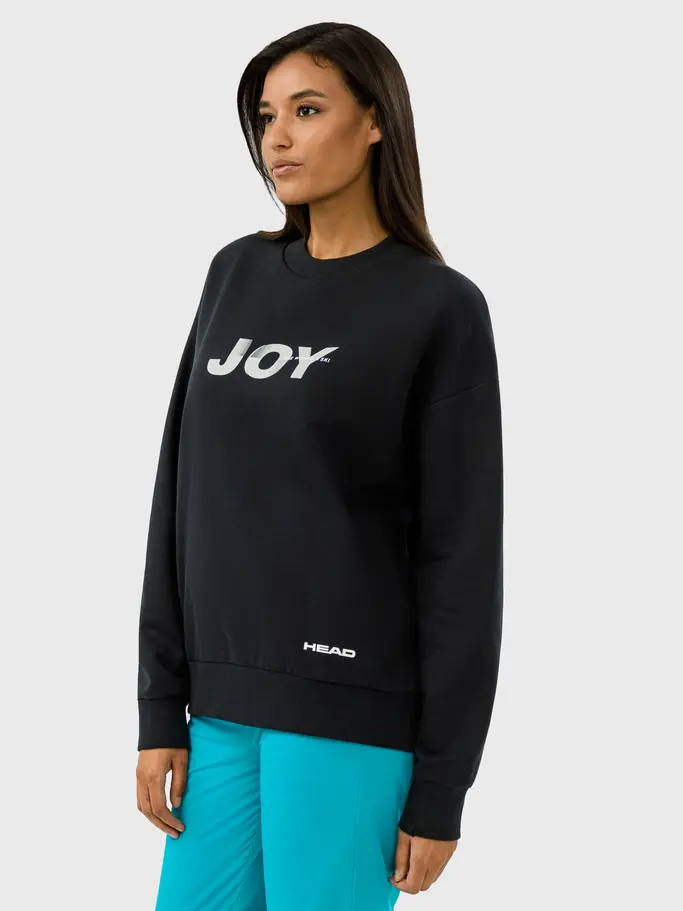 , view full size image of Front view of Product detail - JOY Crewneck Women black