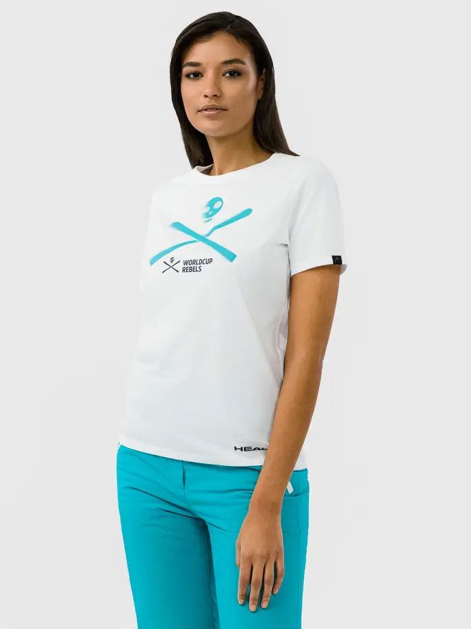 , Ansicht Großes Bild der Vorderseite Product detail - REBELS T-Shirt Women white