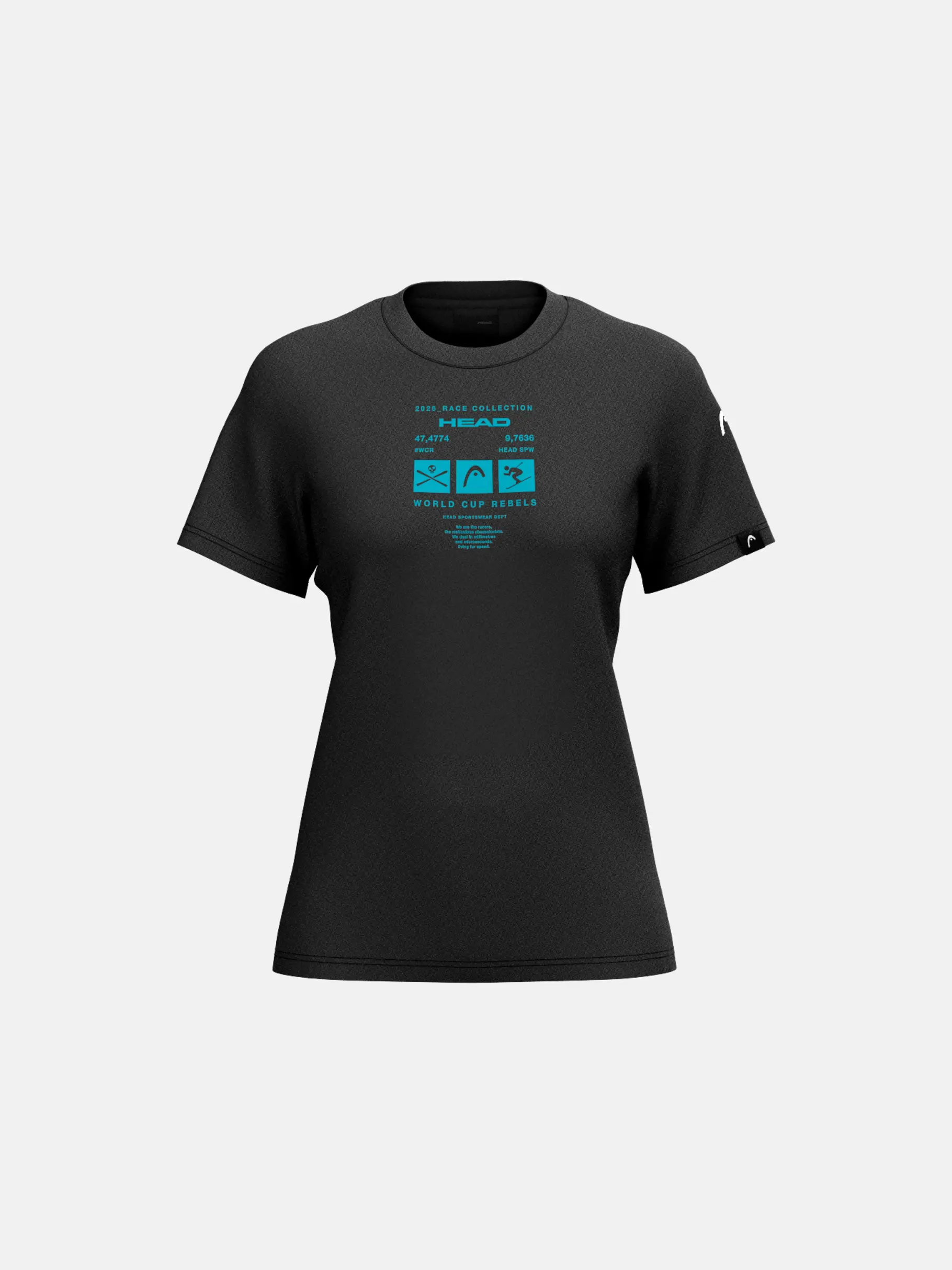 , view full size image of Front view of Product detail - WCR T-Shirt Women black