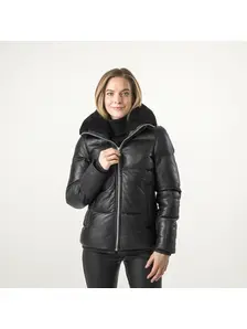 Display front view 1 of Product detail - LEGACY Leather Jacket Women black