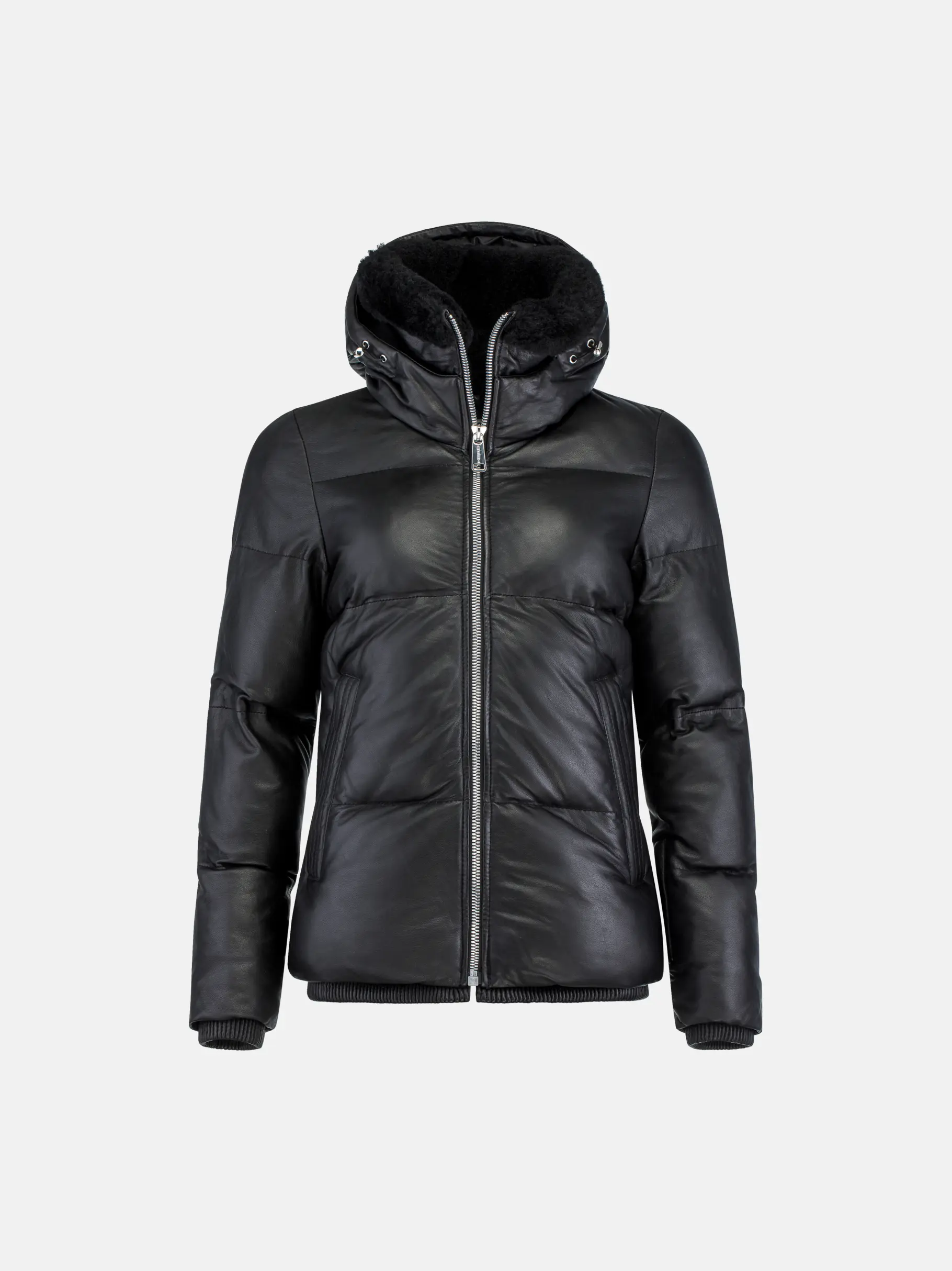 Sale,Best Seller, voir image en taille réelle de la vue frontale de Product detail - LEGACY Leather Jacket Women black