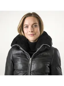 Display front view 7 of Product detail - LEGACY Leather Jacket Women black