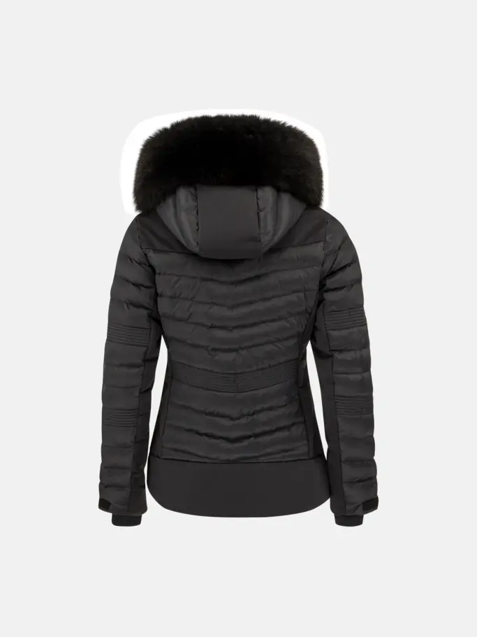 , view full size image of Front view of Product detail - FUR Collar black