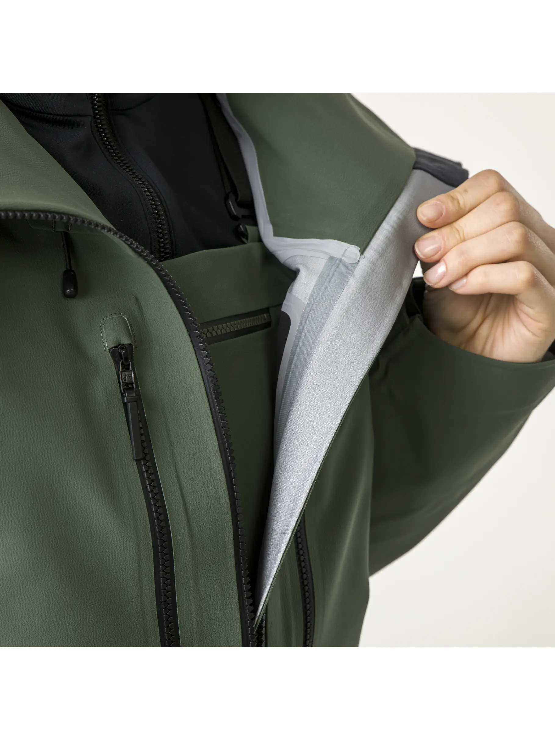 Sale, view full size image of Front view of Product detail - KORE Jacket Women thyme