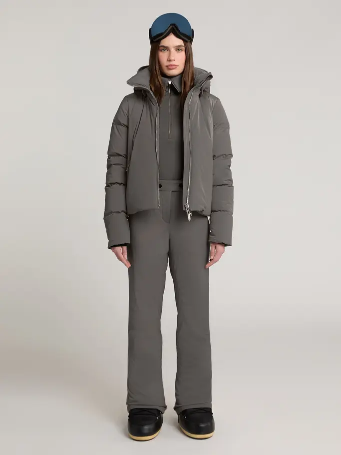 New, view full size image of Front view of Product detail - LILLY Ski Jacket Women dark diopside