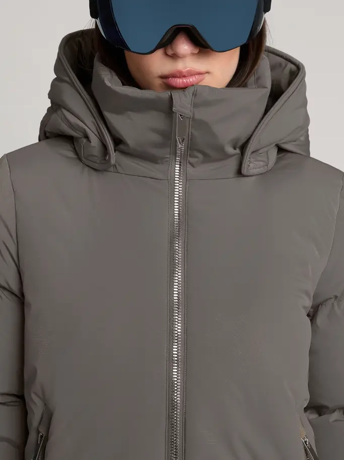 New, view full size image of Front view of Product detail - LILLY Ski Jacket Women dark diopside
