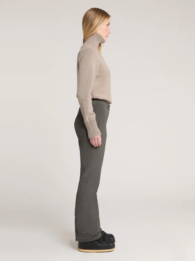 New, view full size image of Front view of Product detail - BELLA Pants Women dark diopside