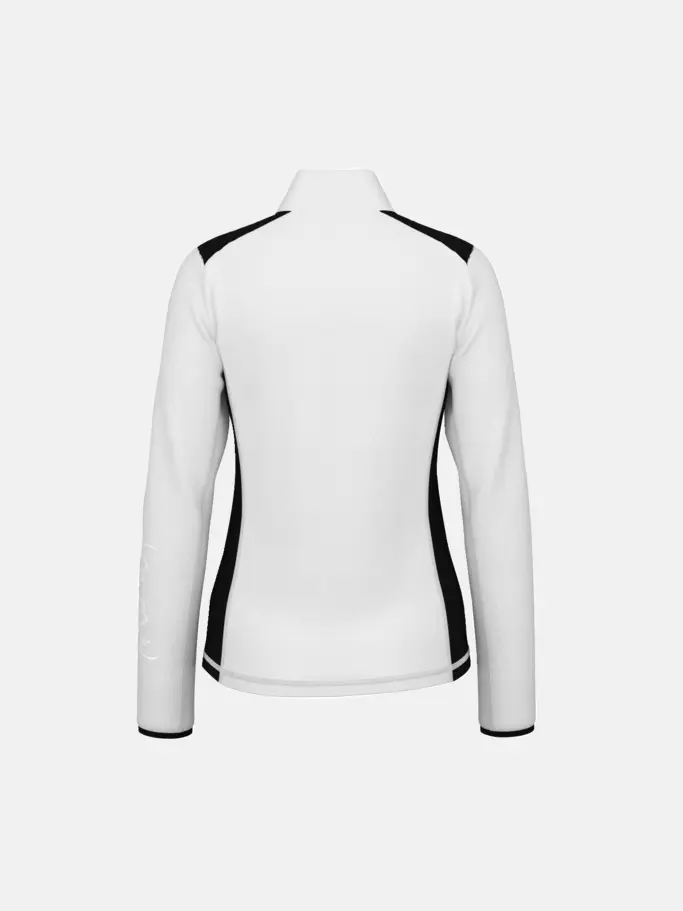 , view full size image of Front view of Product detail - ASTERIA FZ Midlayer white