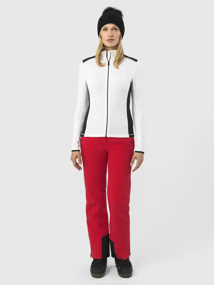 , view full size image of Front view of Product detail - ASTERIA FZ Midlayer white