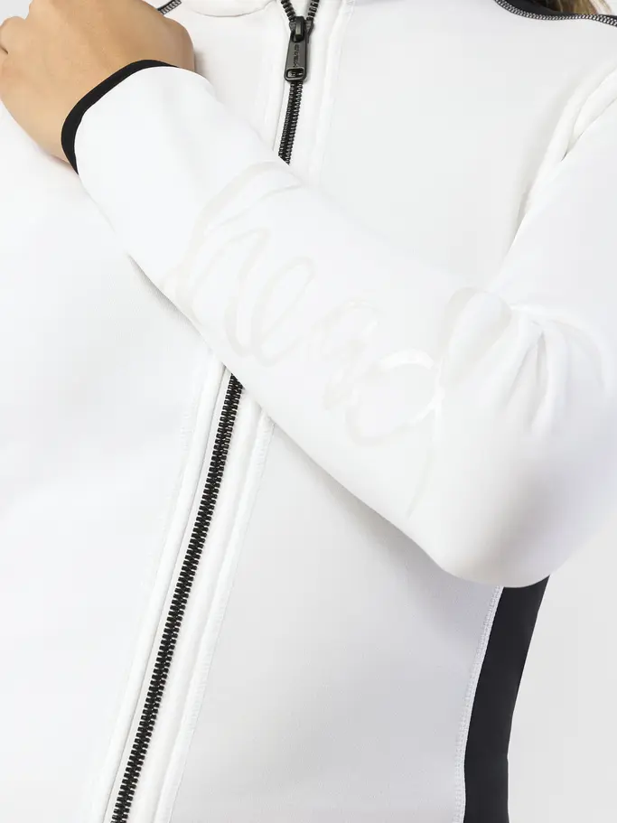 , view full size image of Front view of Product detail - ASTERIA FZ Midlayer white