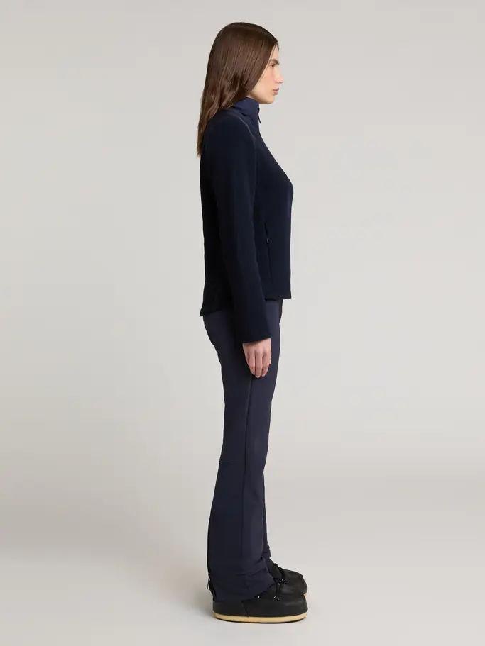 New, view full size image of Front view of Product detail - GABY FZ Midlayer Women midnight blue