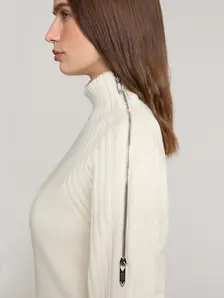 Display front view 3 of Product detail - JULIETTE Pullover Women vanilla