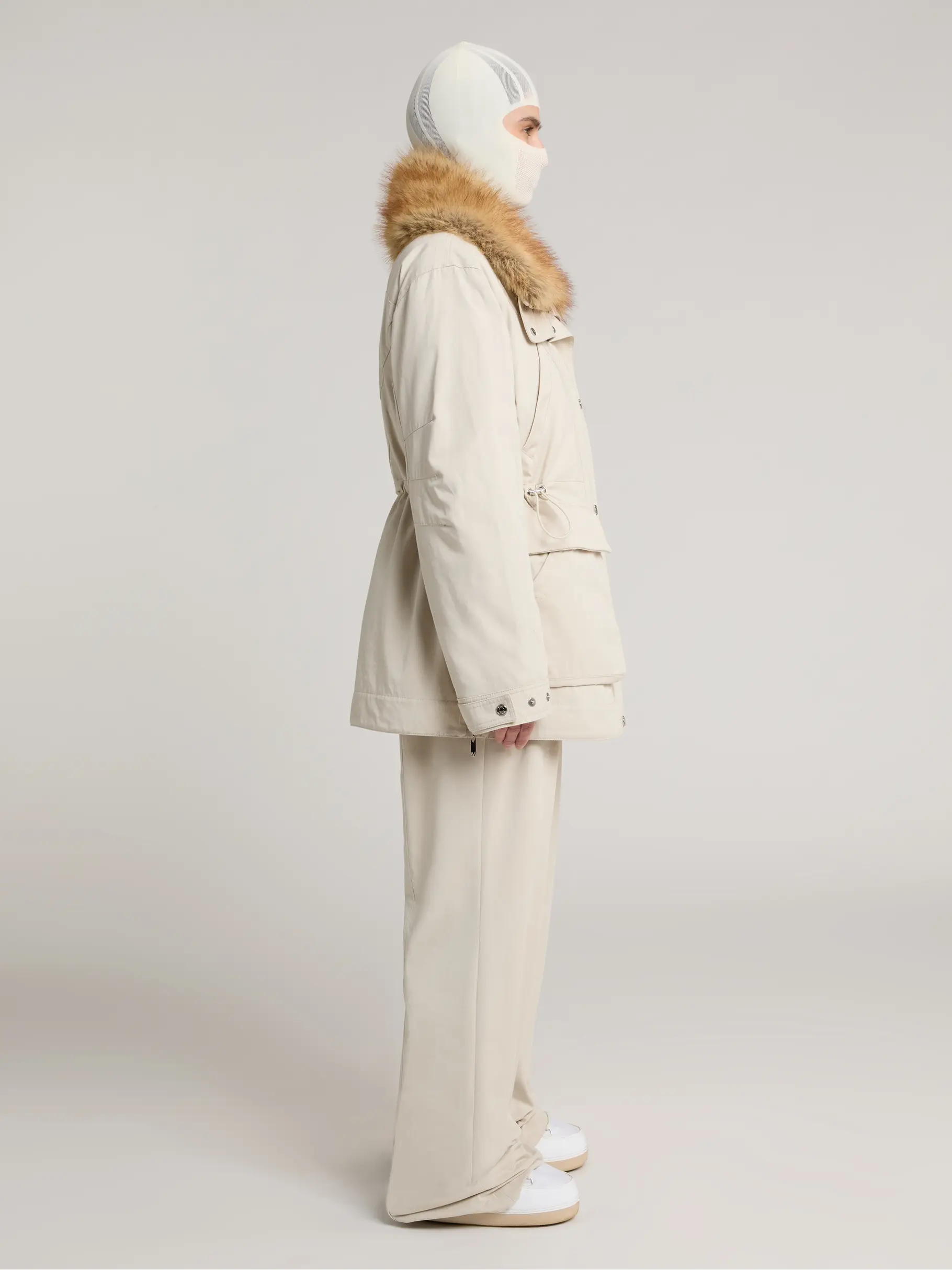 , Ansicht Großes Bild der Vorderseite Product detail - IVY PARKA+LINER light beige