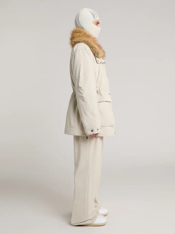 , wyświetl pełno wymiarowy obraz widoku z przodu Product detail - IVY PARKA+LINER light beige