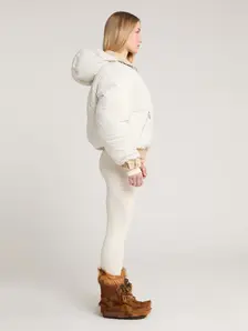 Display front view 2 of Product detail - GOLDIE REVERSIBLE HOODED JACKET light beige