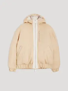 Display front view 4 of Product detail - GOLDIE REVERSIBLE HOODED JACKET light beige