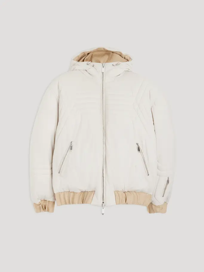 , zobrazit obrázek v plné velikosti z předního pohledu Product detail - GOLDIE REVERSIBLE HOODED JACKET light beige
