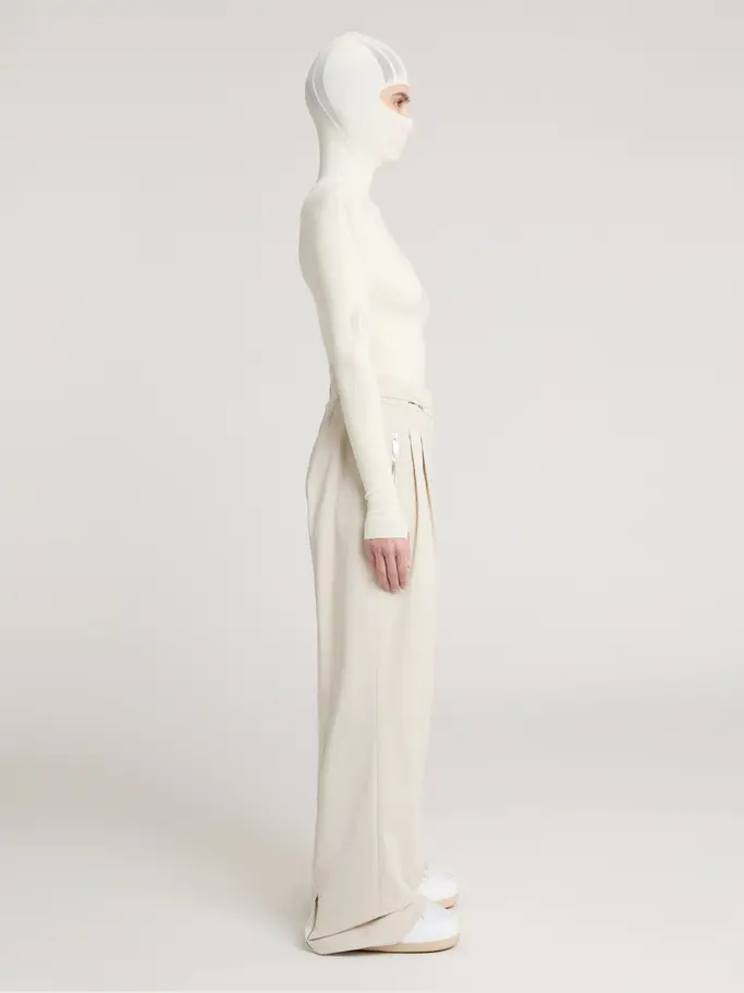 , wyświetl pełno wymiarowy obraz widoku z przodu Product detail - TINA SKI PANTS light beige