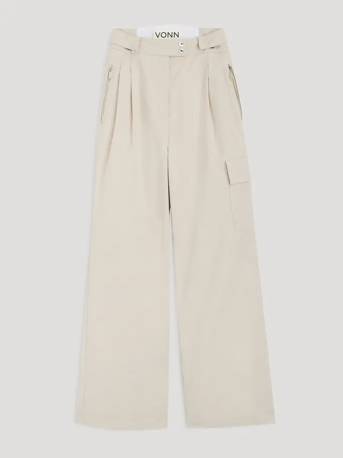 , wyświetl pełno wymiarowy obraz widoku z przodu Product detail - TINA SKI PANTS light beige