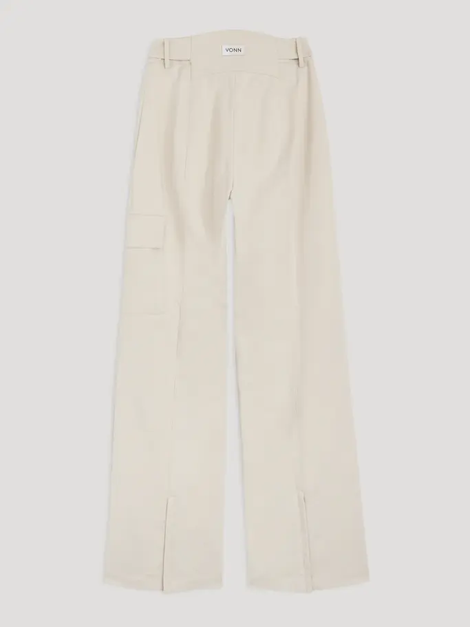 , wyświetl pełno wymiarowy obraz widoku z przodu Product detail - TINA SKI PANTS light beige