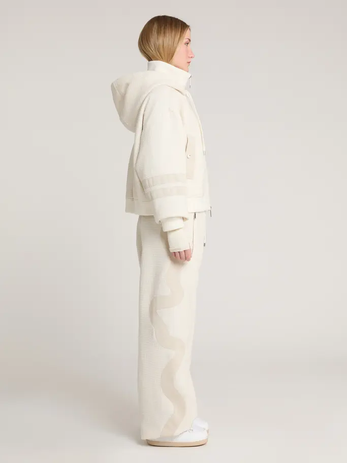, voir image en taille réelle de la vue frontale de Product detail - JETSETTER HOODIE light beige