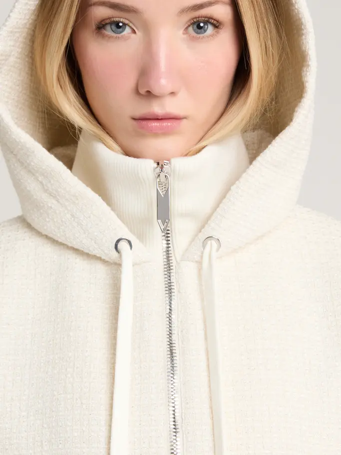 , voir image en taille réelle de la vue frontale de Product detail - JETSETTER HOODIE light beige