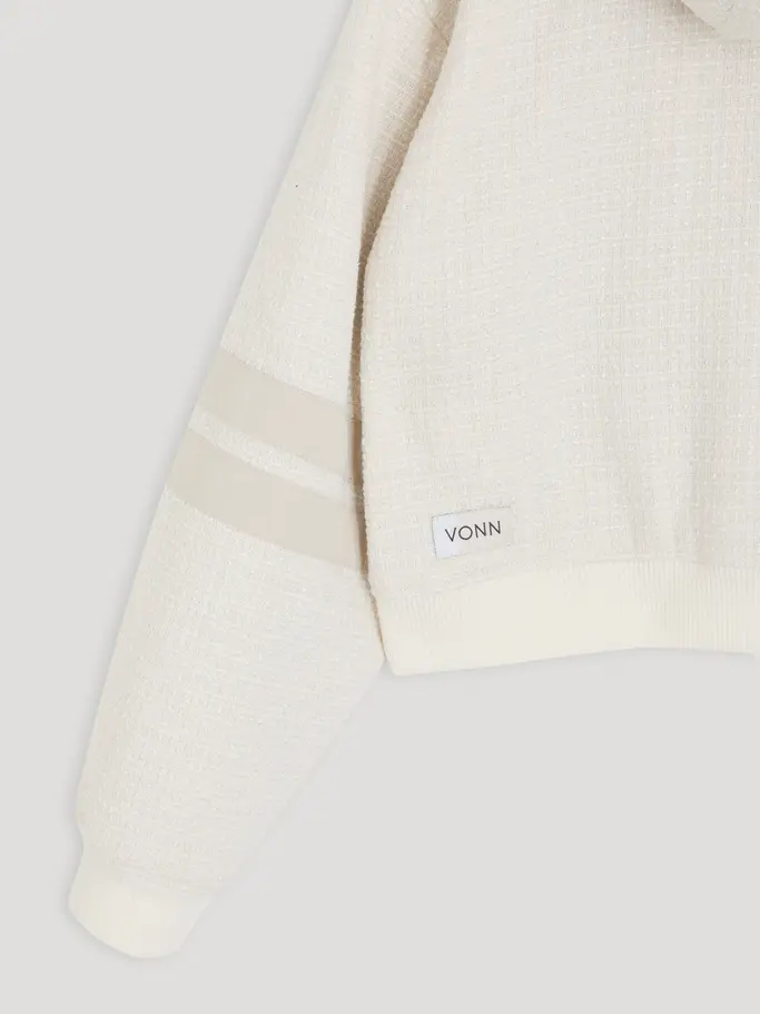 , voir image en taille réelle de la vue frontale de Product detail - JETSETTER HOODIE light beige