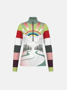 Display front view 3 of Product detail - REBELS FLASH Midlayer Women rebels print w