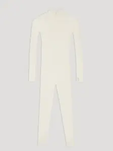 Display front view 4 of Product detail - STAR SEAMLESS SUIT light beige
