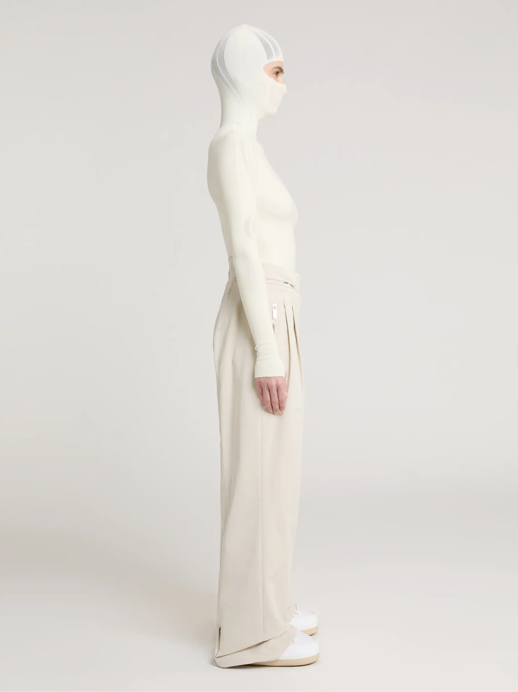 , Ansicht Großes Bild der Vorderseite Product detail - STARLIGHT SEAMLESS TOP light beige